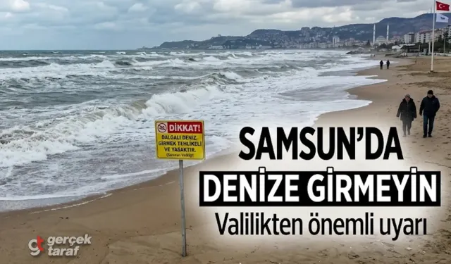 Samsun’da Denize Girmek Yine Yasaklandı