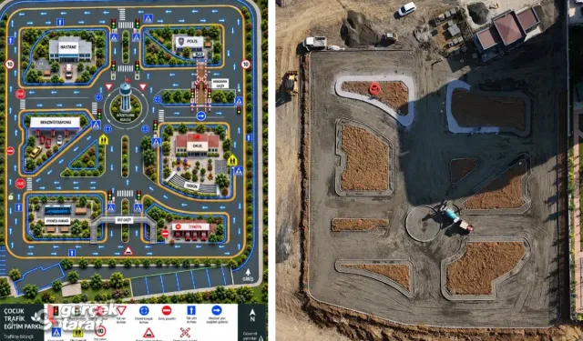 Atakum Çocuk Trafik Eğitim Parkı Yapılıyor