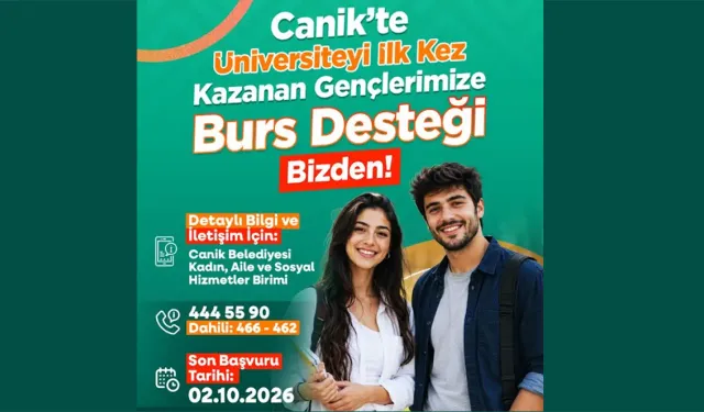 Canik Belediyesi’nden üniversiteyi kazanan tüm öğrencilere burs desteği