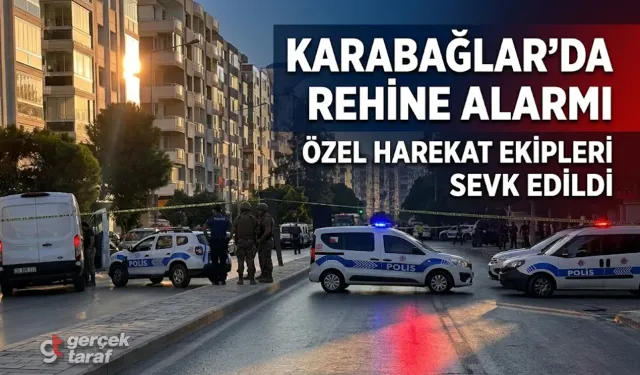 İzmir Karabağlar’da bankada rehine alarmı