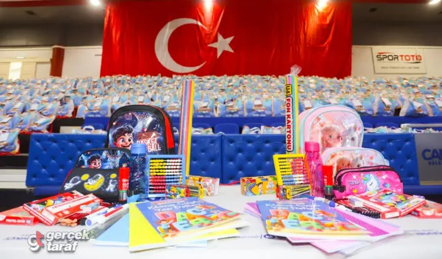 Samsun'da Birinci Sınıflara Ücretsiz Çanta ve Kırtasiye Seti