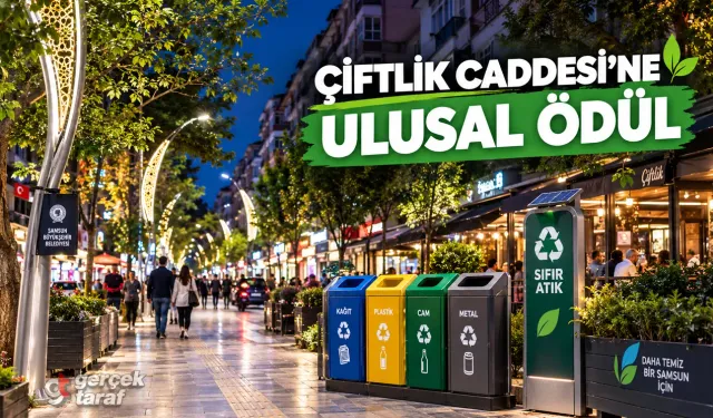 Samsun Çiftlik Caddesi’ne ulusal ödül!