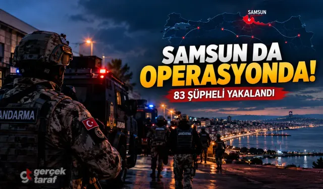 Samsun dahil 28 ilde operasyon, 83 gözaltı