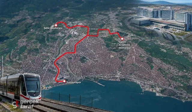 Samsun’un Yeni Tramvay Güzergahı