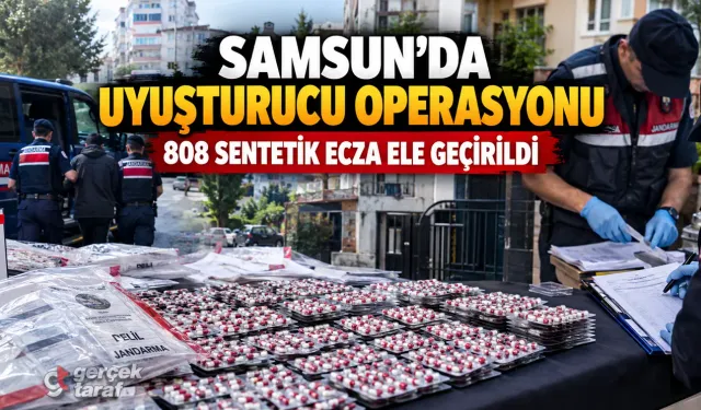 Samsun’da Evinden 808 Uyuşturucu Hap Çıkan Çocuk Tutuklandı