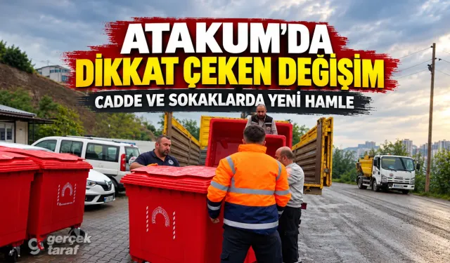 Atakum’da 400 yeni çöp konteyneri cadde ve sokaklara yerleştirildi