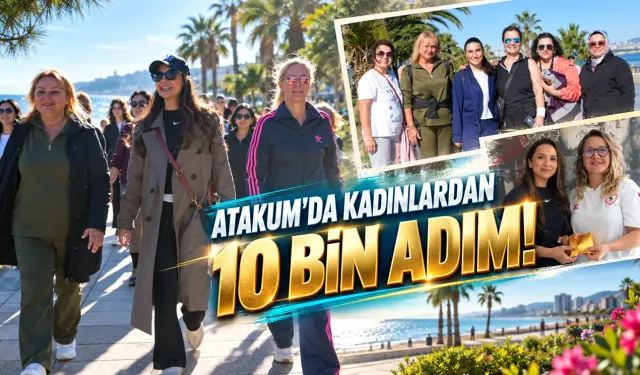 Samsun Atakum'da kadınlardan sağlıklı yaşam için 10 bin adım