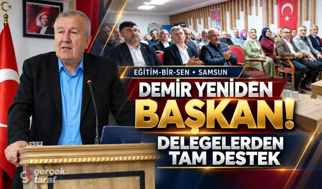 Eğitim-Bir-Sen Samsun 2 No'lu Şubede Tevfik Yılmaz Demir yeniden başkan seçildi