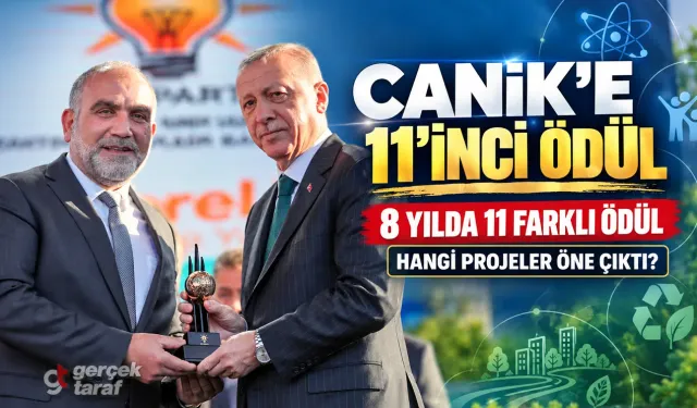 Samsun Canik Belediyesi 11’inci ödülünü aldı