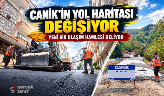 Samsun Canik’te asfalt, beton yol ve yeni bulvar çalışmaları hızlandı