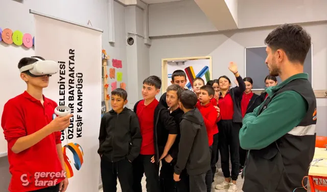 Samsun'da Köy Okullarına Gezici Planetaryum! Çocuklar Uzayı Keşfediyor