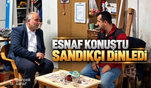 Canik'te Esnafla Buluşan Sandıkçı'dan Ortak Akıl Mesajı