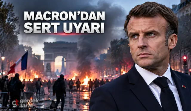 Fransa'daki şiddet olaylarına Macron'dan sert açıklama