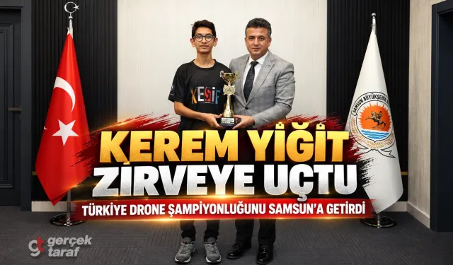 Samsunlu Kerem Yiğit Türkiye Drone Şampiyonu oldu