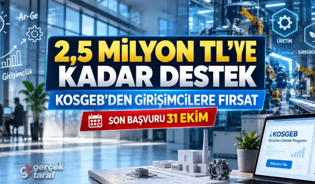 KOSGEB Girişimci Desteği 2,5 milyon TL’ye çıktı