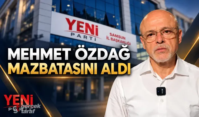 Mehmet Özdağ mazbatasını aldı, Samsun'da hedefini açıkladı