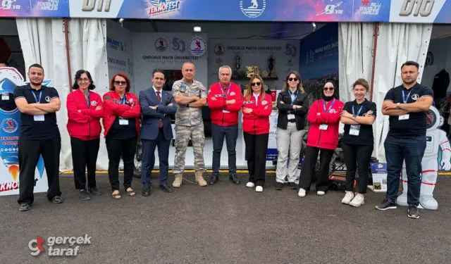 OMÜ Rektörü Prof. Dr. Fatma Aydın TEKNOFEST Güneydoğu Anadolu’da Stantları Ziyaret Etti