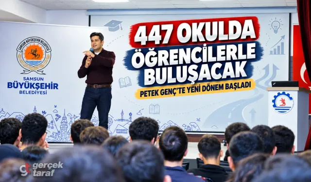 Samsun’da Petek Genç Programları Başladı: 447 Okula Ulaşacak
