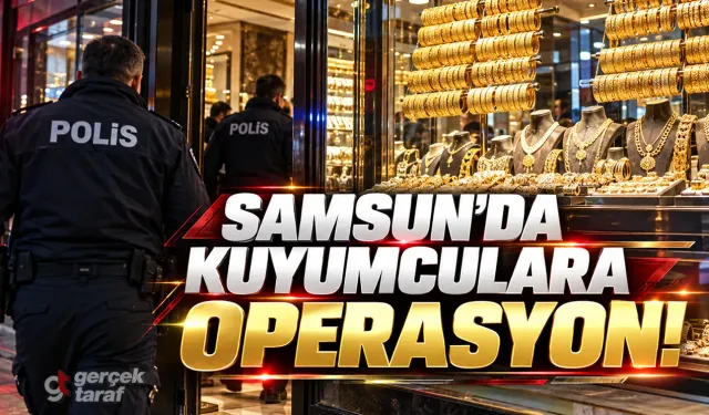 Samsun'da Alihan Kuriş operasyonu! Kuyumcularda arama, 5 gözaltı
