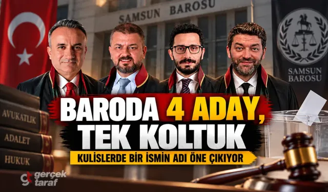 Samsun Barosu seçiminde 4 aday yarışacak: Kulislerde konuşulan o isim