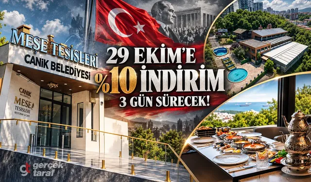 Samsun'da 29 Ekim'e özel yüzde 10 indirim! Üç gün sürecek