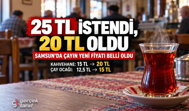 Samsun’da çaya zam geldi