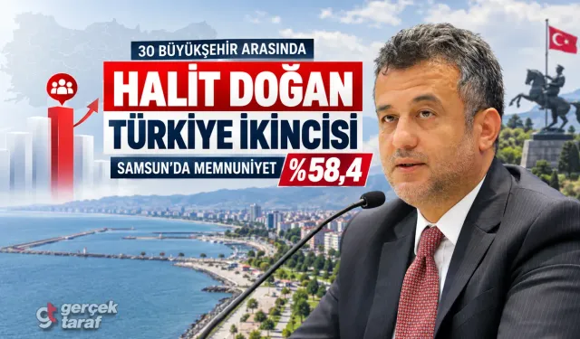 Halit Doğan memnuniyet anketinde Türkiye ikincisi oldu: Samsun’da oran yüzde 58,4