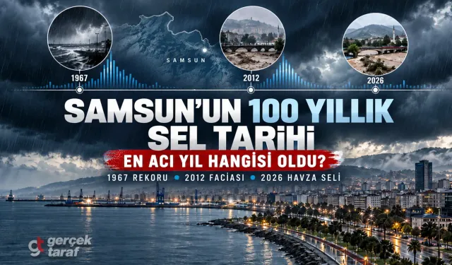 Samsun'un 100 yıllık sel felaketleri