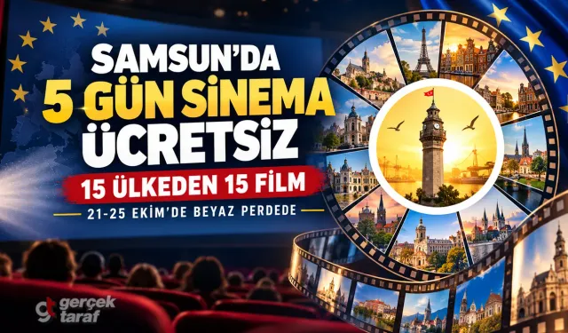Samsun’da Avrupa Sinema Günleri başlıyor: 15 film ücretsiz gösterilecek