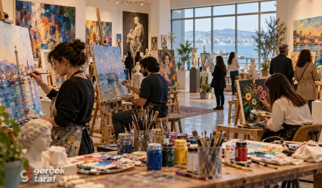 Samsun Yalı Sergi Salonu'nda sanat buluşması