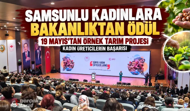Samsun’un “19 Mayıs’ın Kadınları İlk Adımı Atıyor” projesine Bakanlıktan ödül