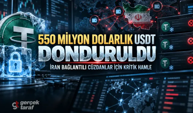 Tether, İran Bağlantılı Cüzdanlardaki 550 Milyon Dolar Değerindeki USDT'yi Dondurdu