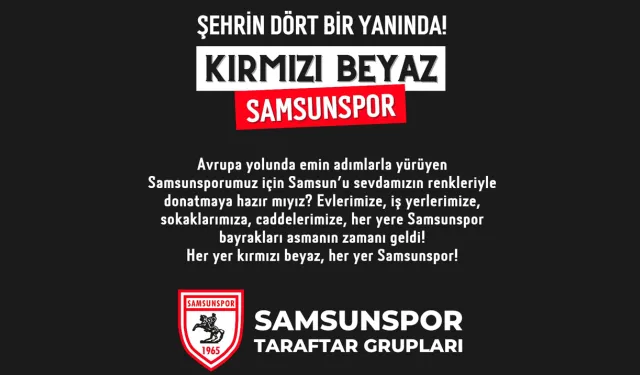 ŞEHRİ BAYRAKLARLA DONATALIM!