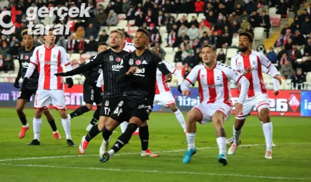 Sivasspor ile Beşiktaş maçı arasındaki karşılaşmanın canlı skoru burada!