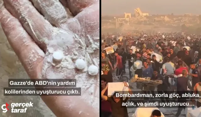 Gazze’de Skandal! Yardım Unlarının İçinden Uyuşturucu Haplar Çıktı
