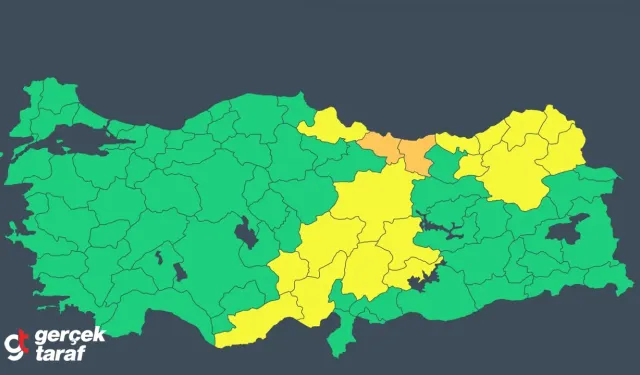 Meteoroloji'den 11 İle Sarı ve Turuncu Uyarı: Şiddetli Yağış ve Fırtına Geliyor