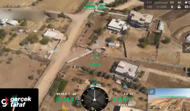 Kaçak elektrik taraması yapan dron silahla vuruldu