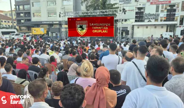 Samsunspor Taraftarlarından Dev Ekran Çağrısı: Panathinaikos Maçı Tüm Şehirde İzlenebilsin