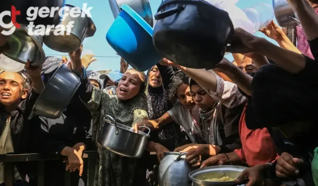 Gazze'de Gıda Krizi: Filistinlilere Acil Yardım Olarak Yemek Verildi