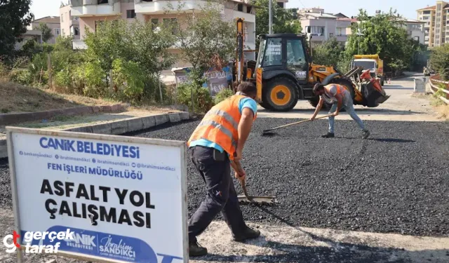 Samsun Canik’te Konforlu Yollar İçin Çalışmalar Hız Kesmeden Sürüyor