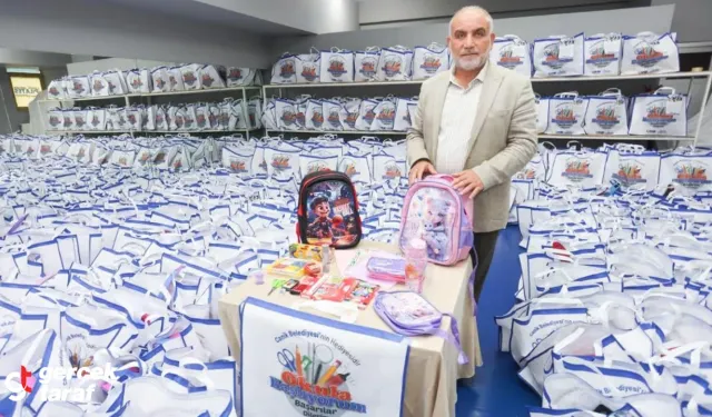 Samsun Canik Belediyesi’nden Minik Öğrencilere Çanta ve Kırtasiye Desteği