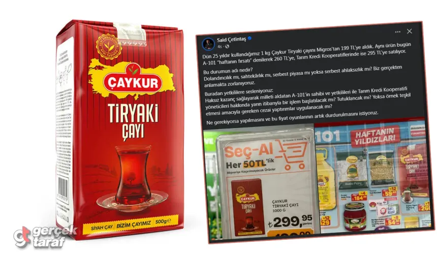 Marketlerde Fiyat Kaosu: Aynı Çay Üç Farklı Fiyatla Satıldı!