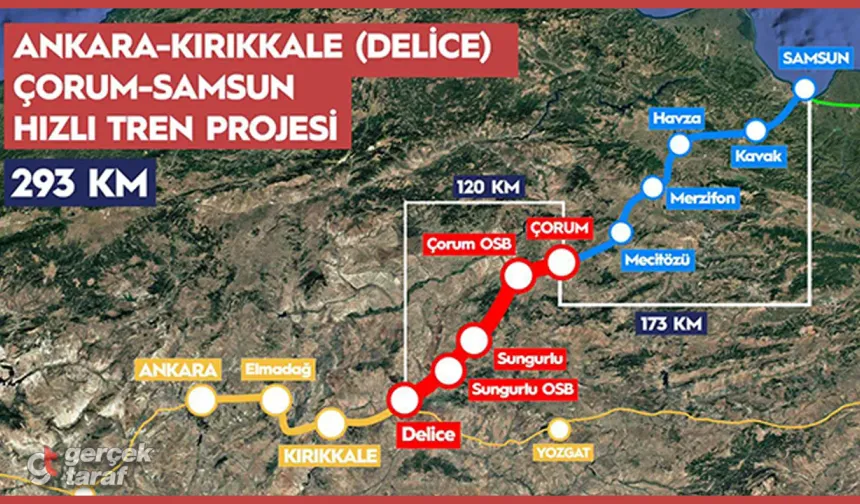Ankara-Samsun Hızlı Tren Hattı Ne Aşamada?