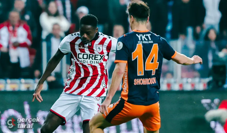 Samsunspor–RAMS Başakşehir maçında ilk dakikalar golsüz geçildi