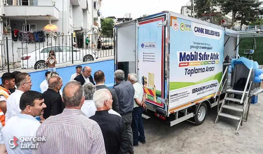 Samsun Canik’te geri dönüşüm artık kapıya geliyor