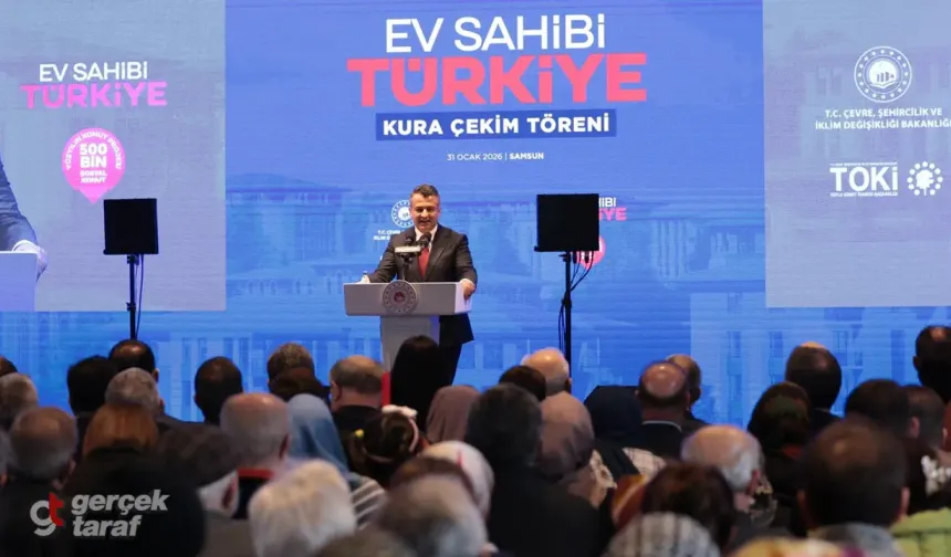 Samsun’da 6 bin 397 sosyal konutun kura çekimi yapıldı