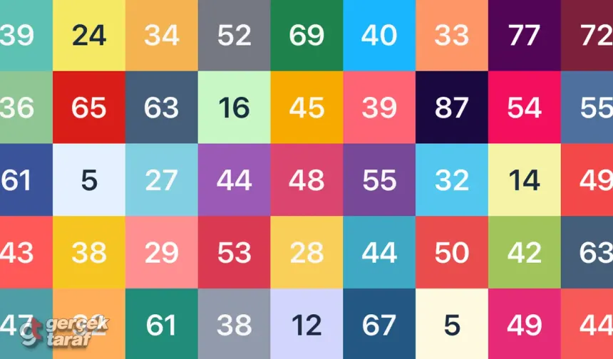 Sayıların ve Renklerin Gizli Dili