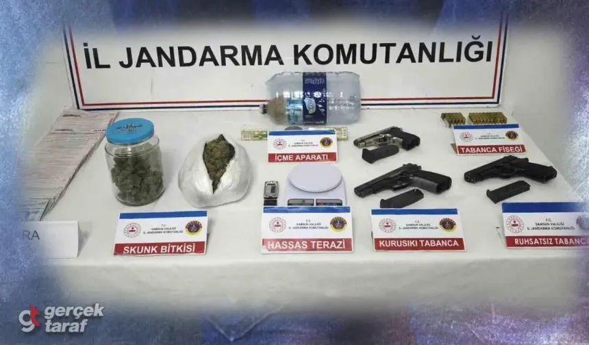 Samsun Atakum'da Torbacıya Jandarma Operasyonu