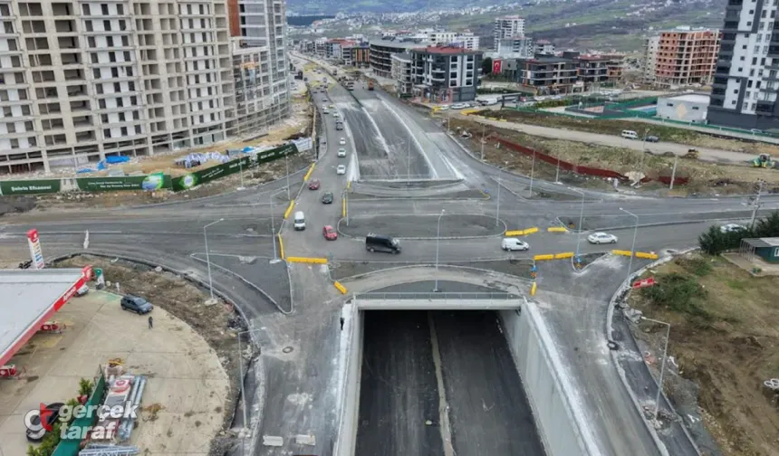 Samsun Recep Tayyip Erdoğan Bulvarı İki bağlantı yolu trafiğe açıldı