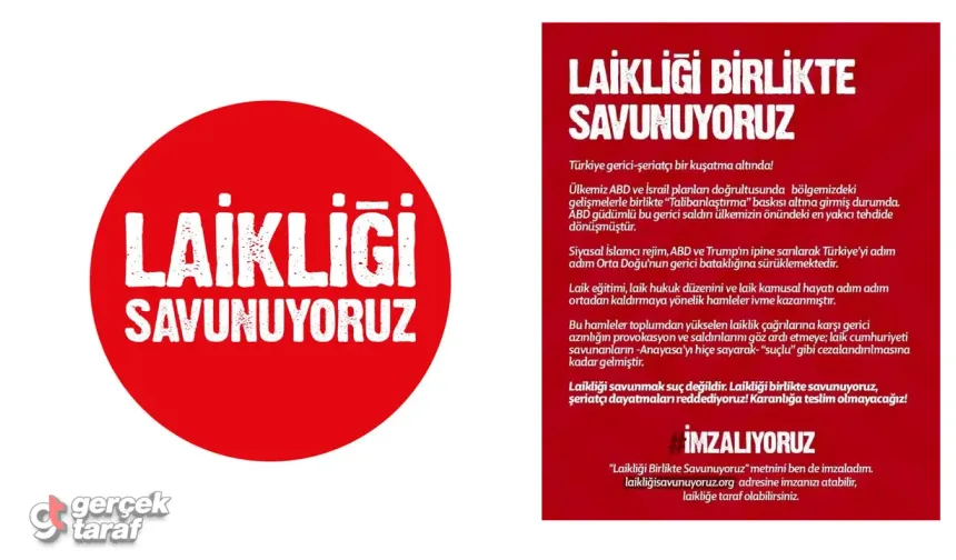 "Laikliği Birlikte Savunuyoruz" bildirisine 168 isim imza attı, işte o isimler Türkiye için gerici-şeriatçı dedi